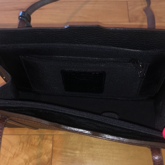 Brighton gorgeous black an brown bag good used condition - Picture 5 of 10